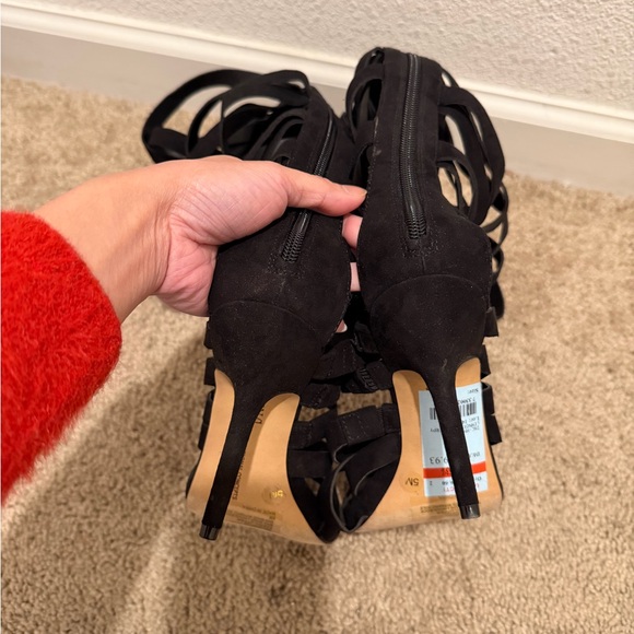 “New” Elegant Black Strappy Women's Sandals size5 (S-Display) - Picture 5 of 5